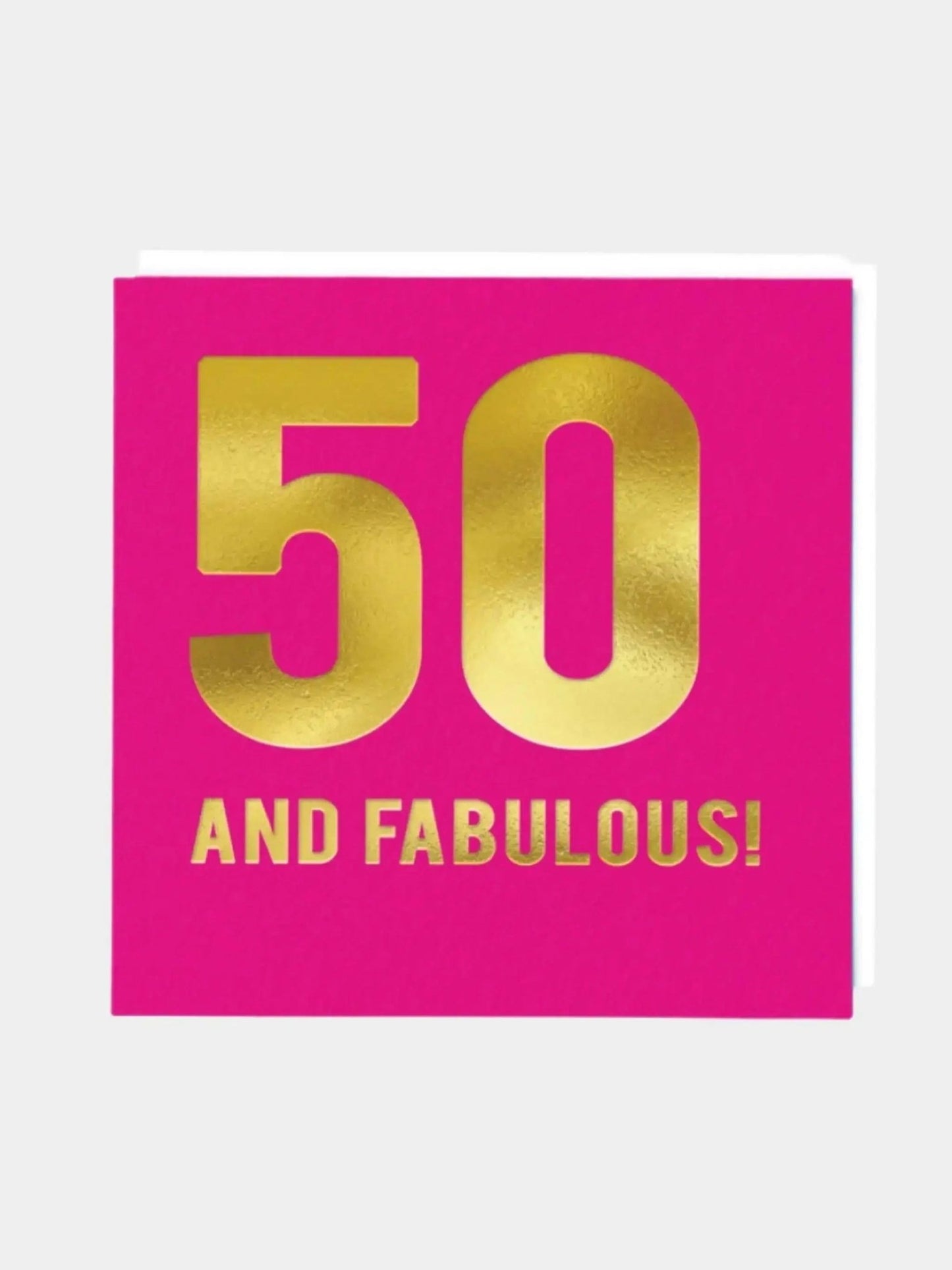 50 And Fabulous Card Redback