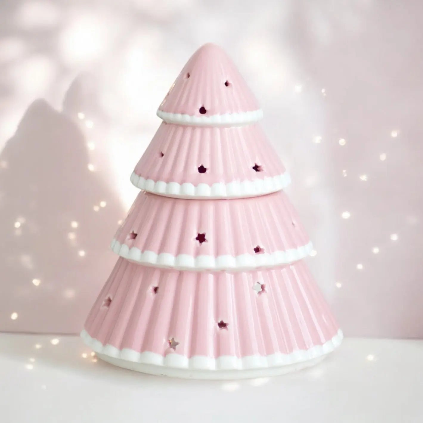 Pink Christmas Tree Wax Burner - Prezzi