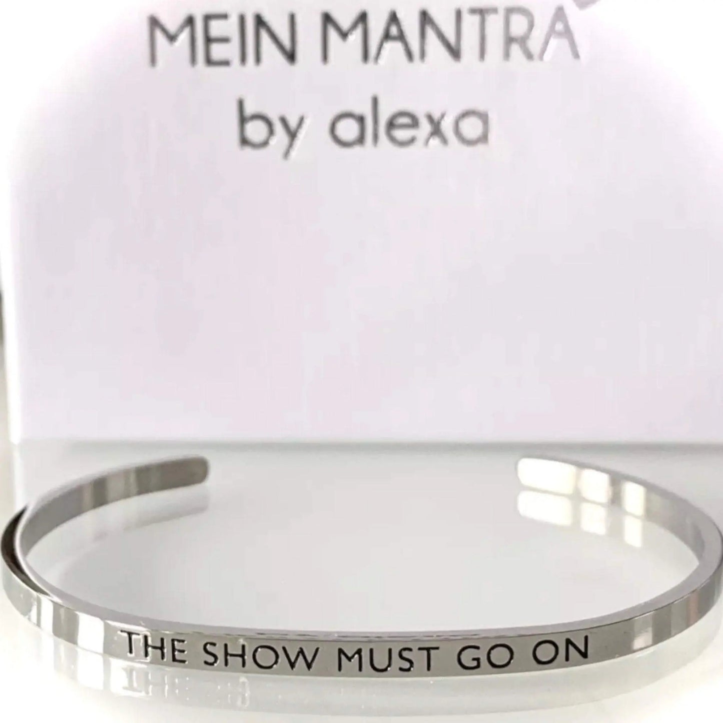 Mein Mantra "The Show Must Go On" Bracelet - Prezzi