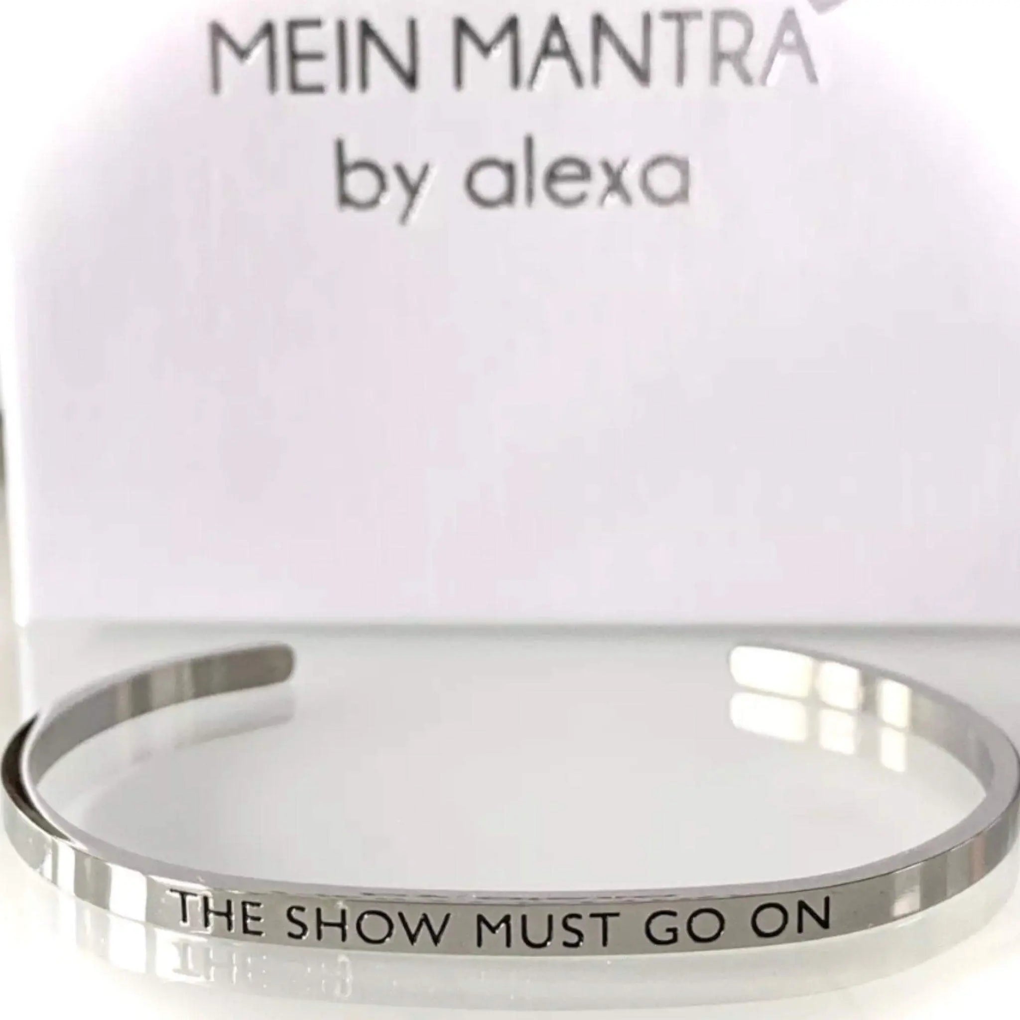 Mein Mantra "The Show Must Go On" Bracelet - Prezzi