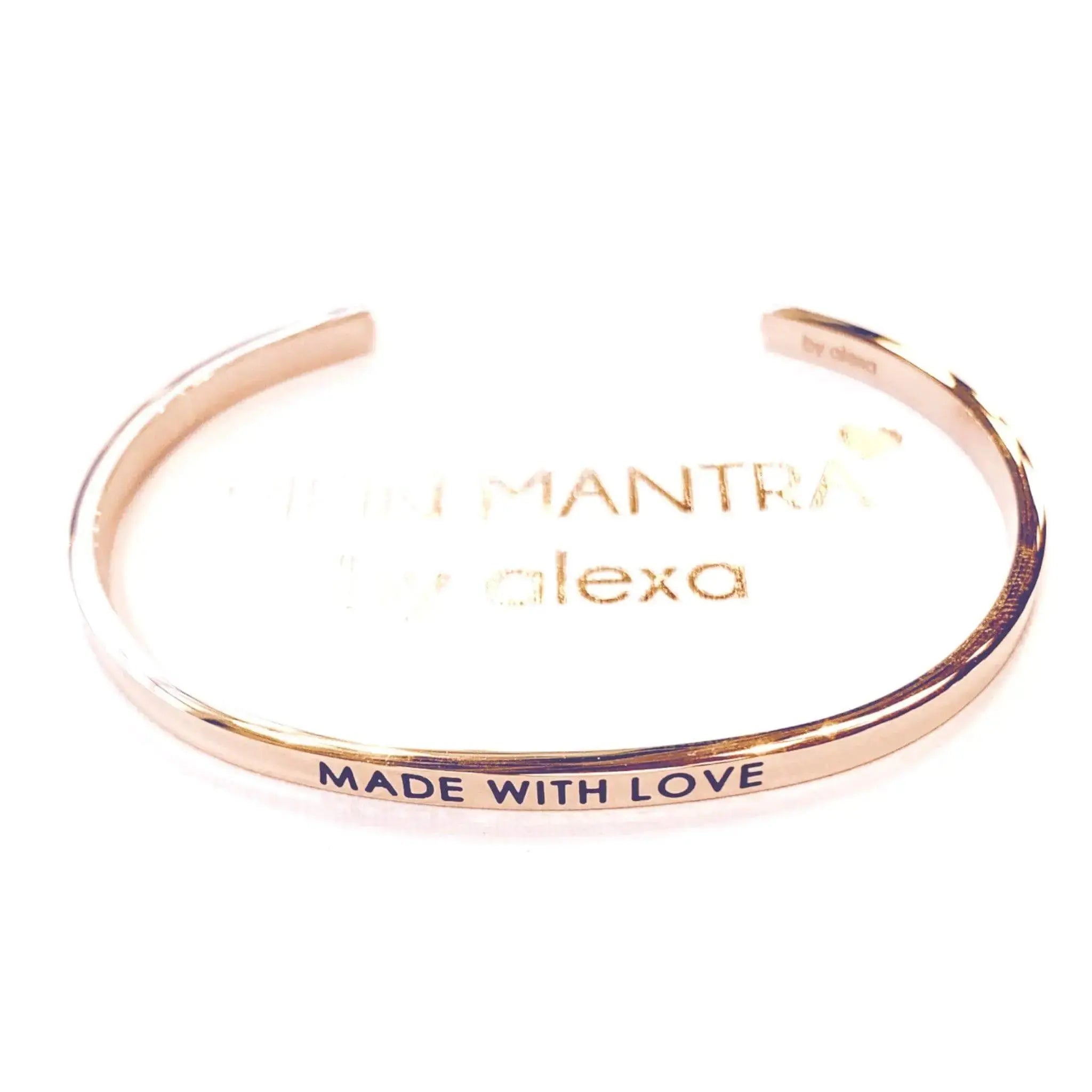 Mein Mantra "Made With Love" Rose Bracelet Mein Mantra