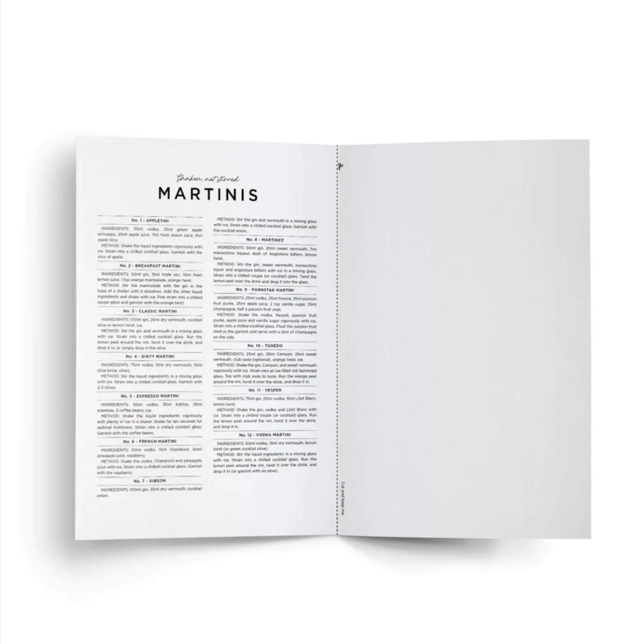 Shaken Not Stirred Martinis Card - Prezzi