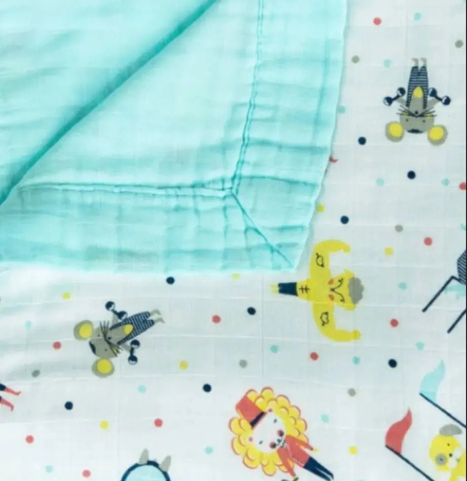 Love Mom 4 Layer Muslin Rainbows Blanket - Prezzi