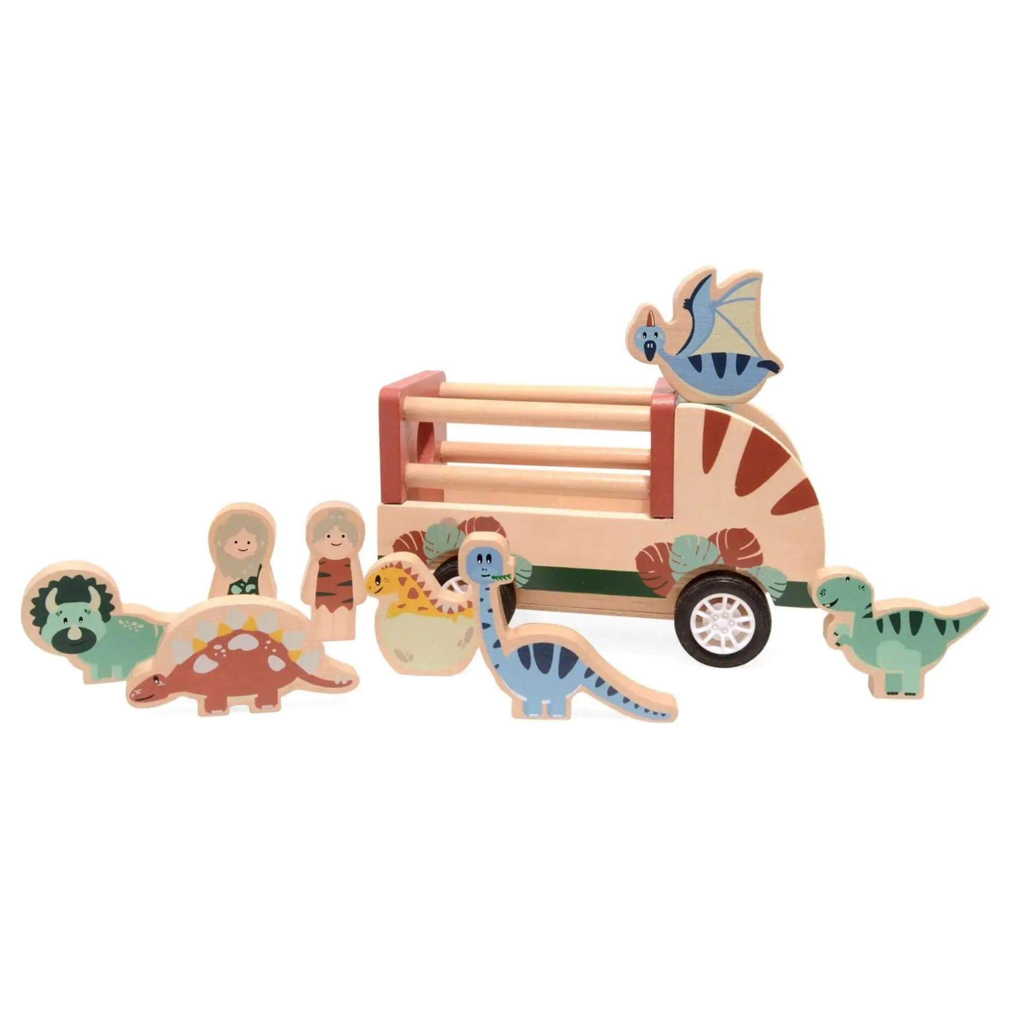 Pull and Go Dinosaur Safari Car - Prezzi