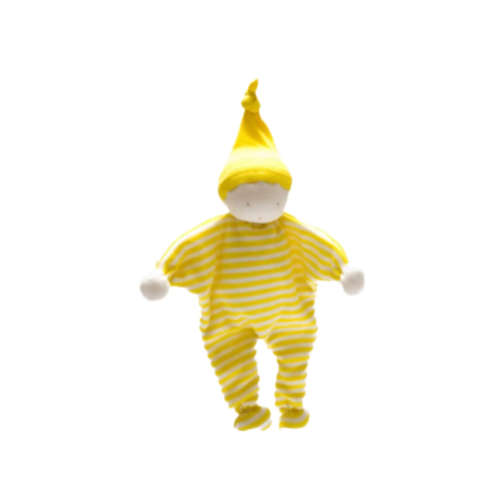 Baby Comforter Yellow and Thin White Stripe Best Years