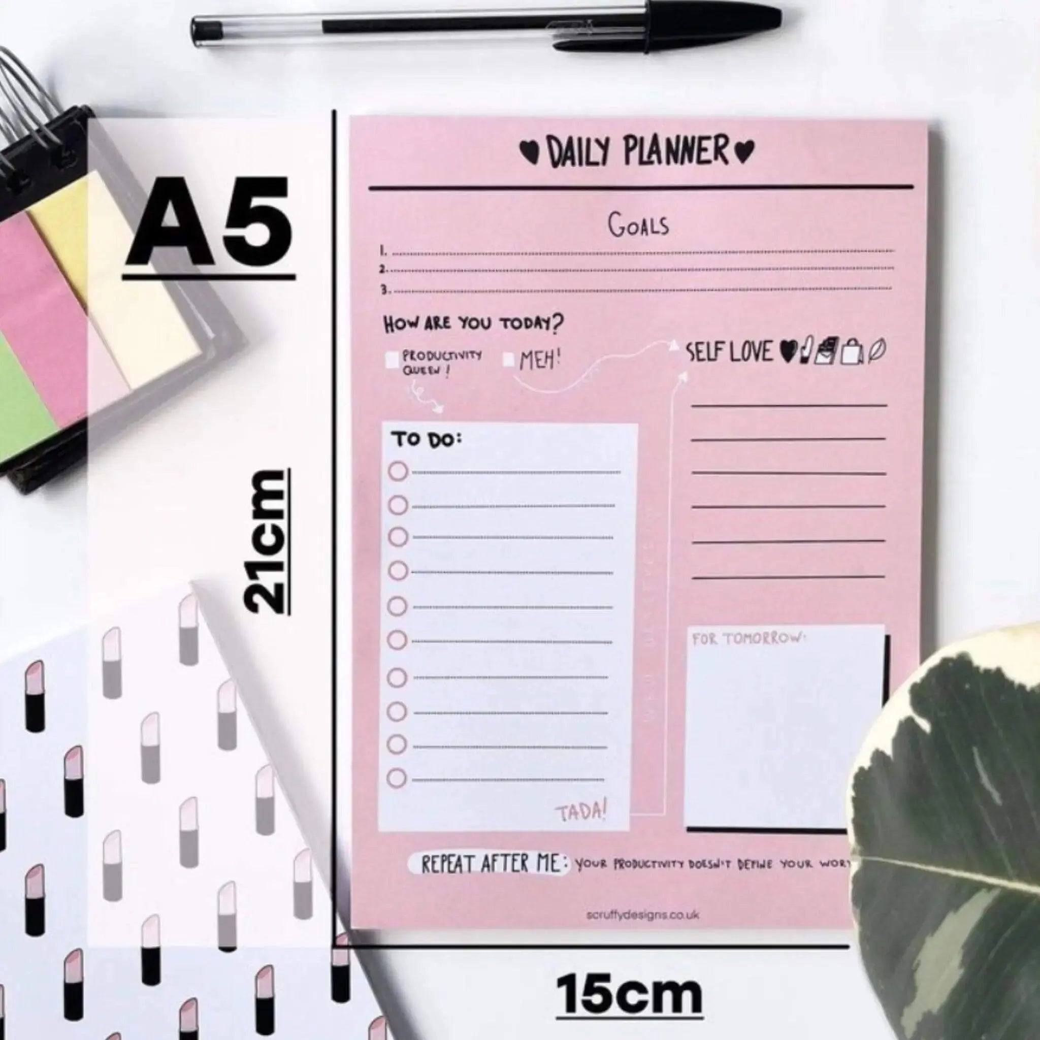 Scruffy Designs A5 Desk Pad - Prezzi