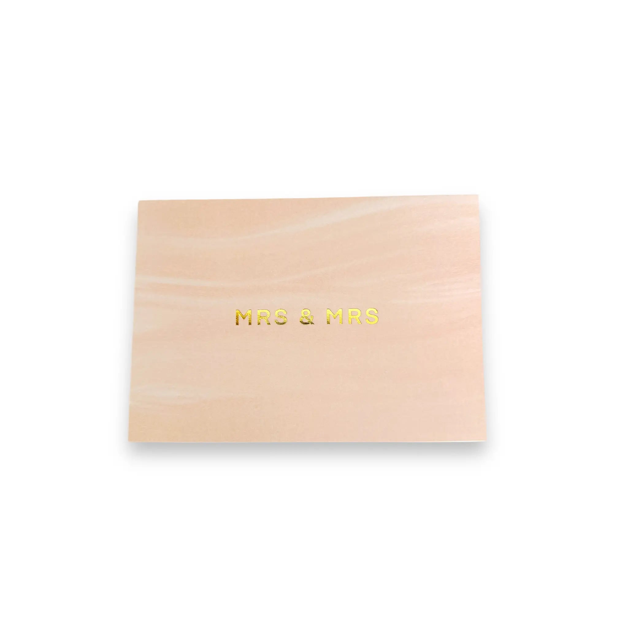 Mrs & Mrs Foiled Card Mileto