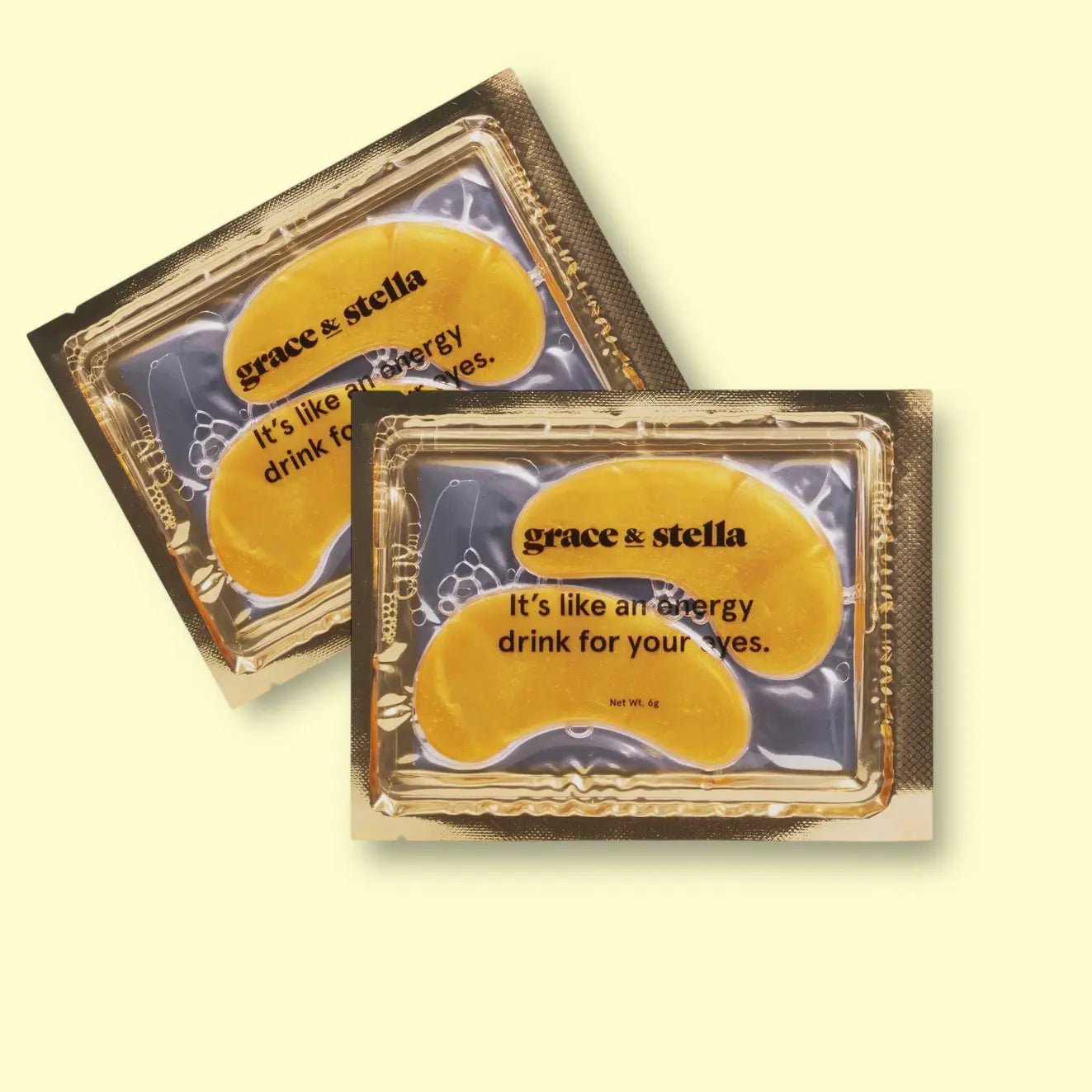 Grace & Stella - Under Eye Mask - Vegan - Gold Grace & Stella