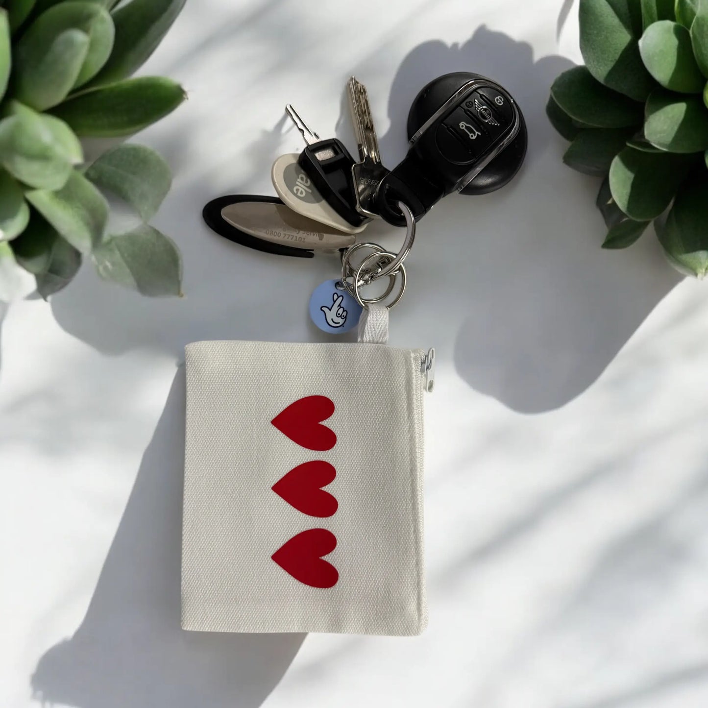 Love Hearts - Keyring Pouch Prezzi