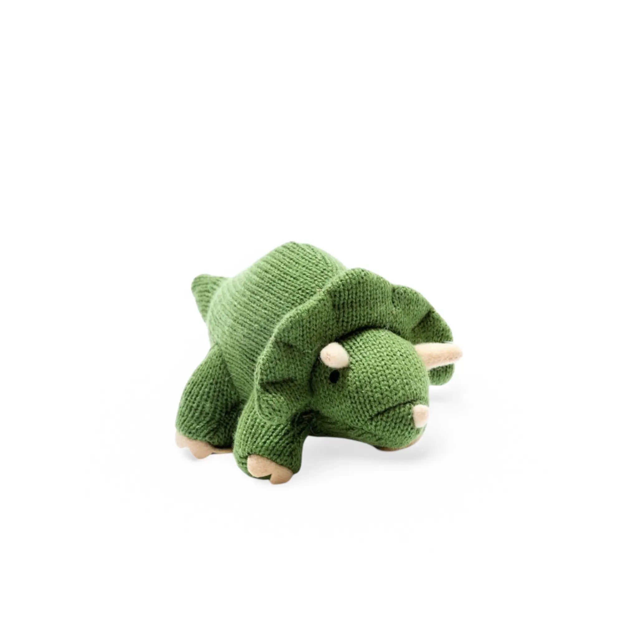 Best Years Triceratops Baby Rattle Moss Green Best Years