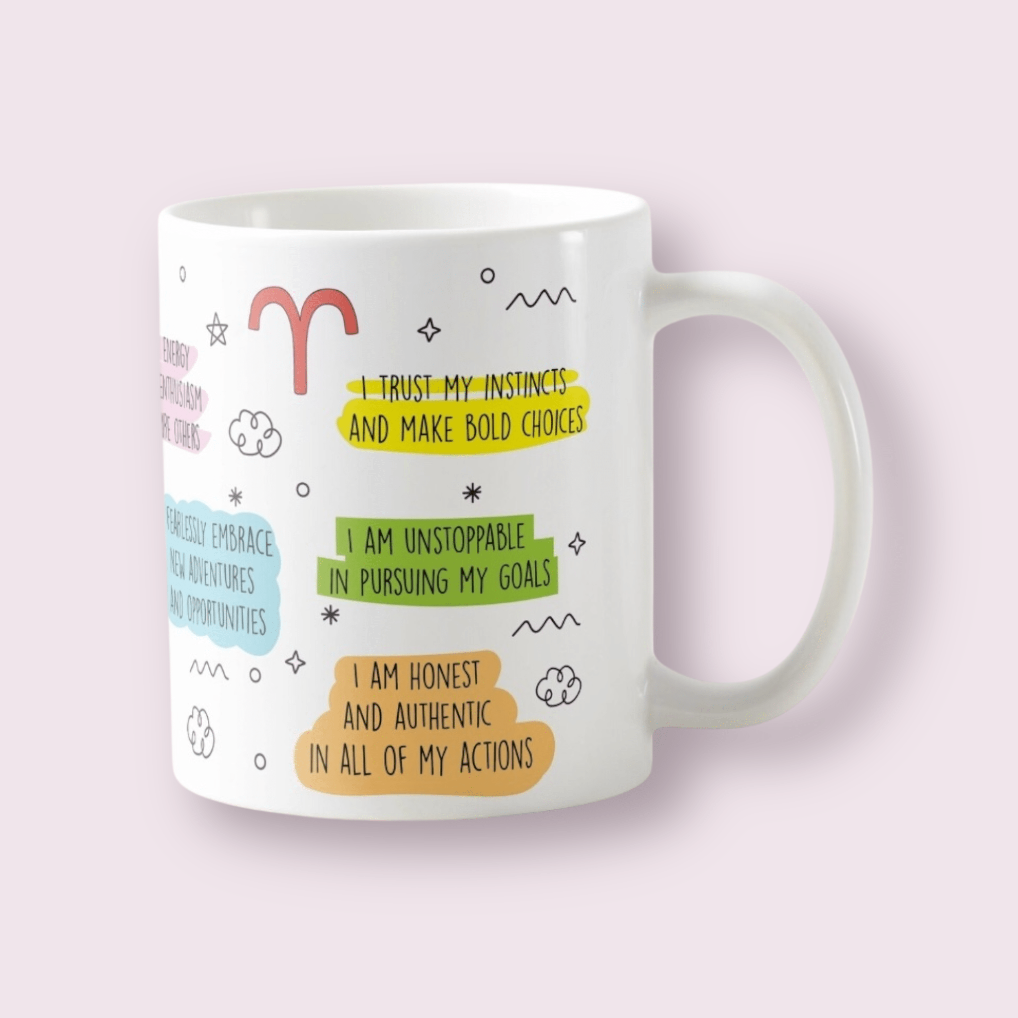 Aries Affirmation Mug - Prezzi