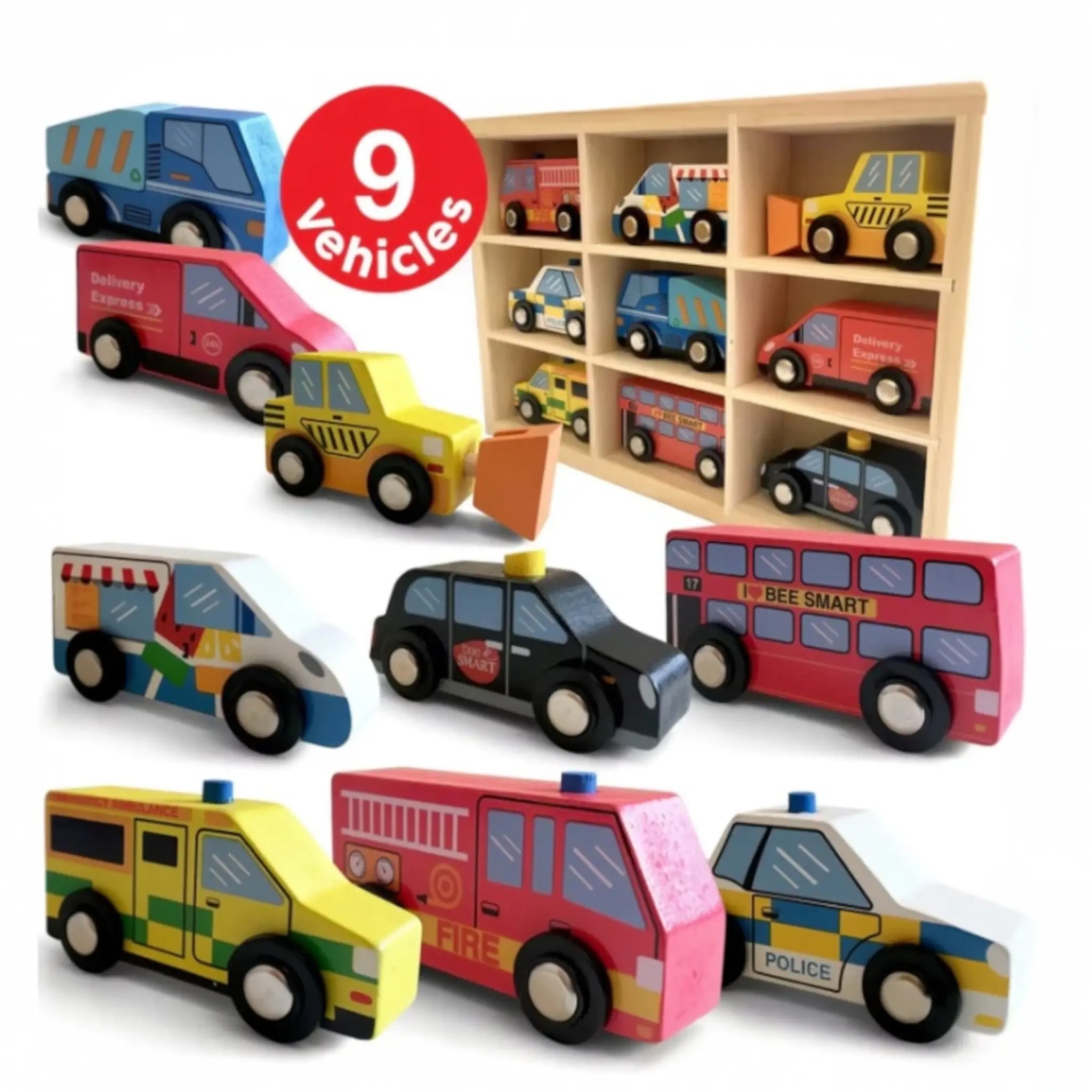 Wooden Vehicles Playset - Prezzi