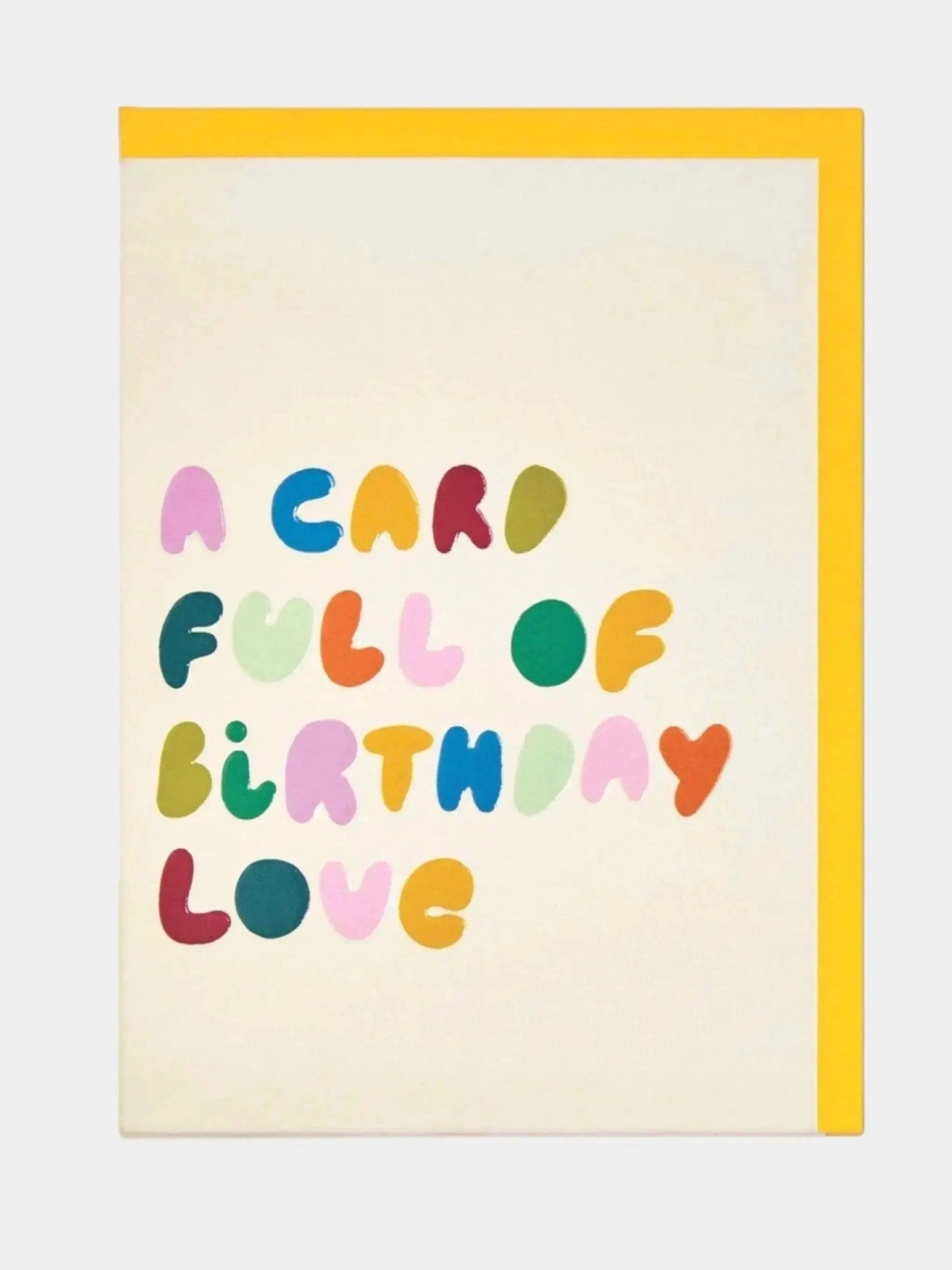 'A card full of Birthday love' Raspberry Blossom