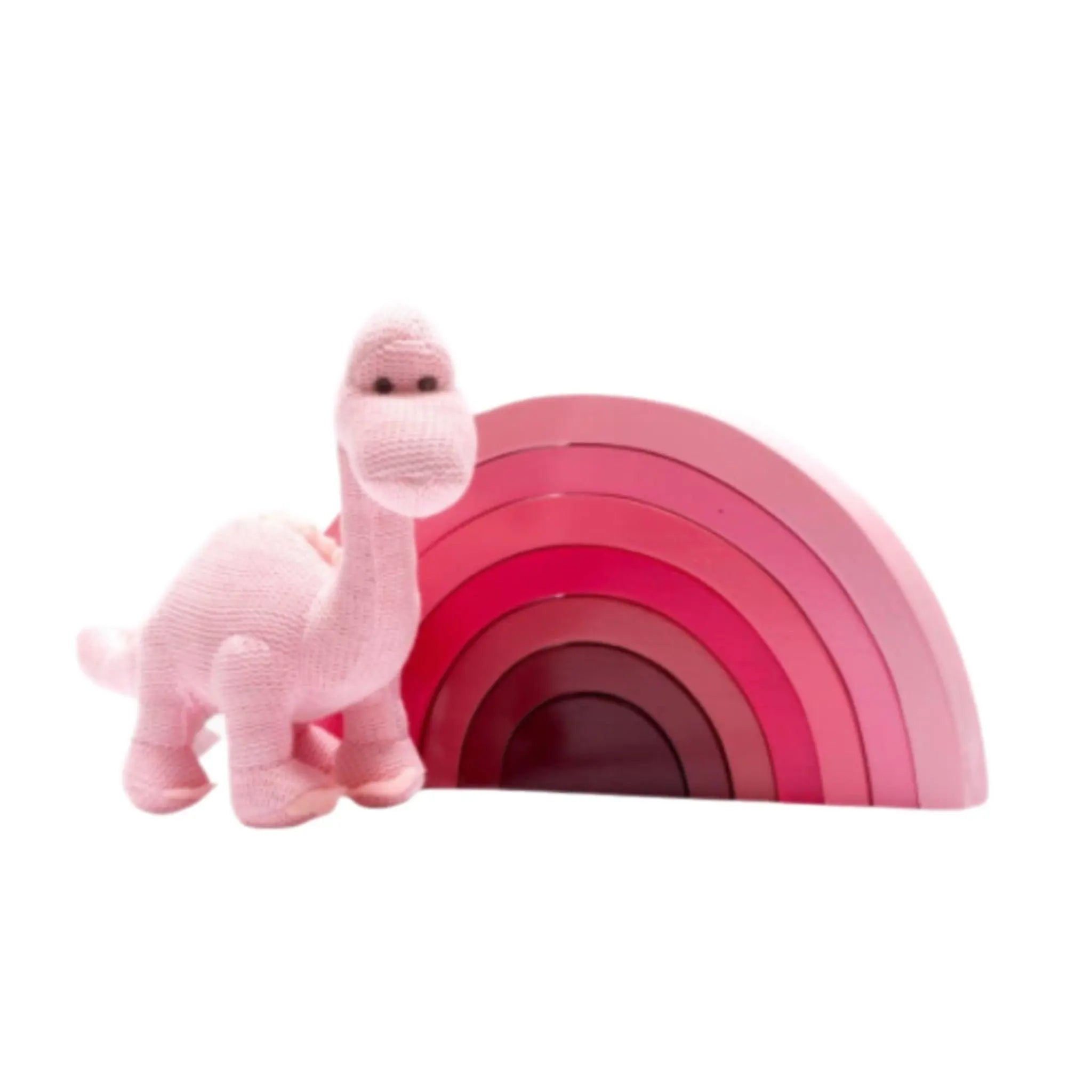 Best Years Pink Wooden Rainbow Stacker - Prezzi