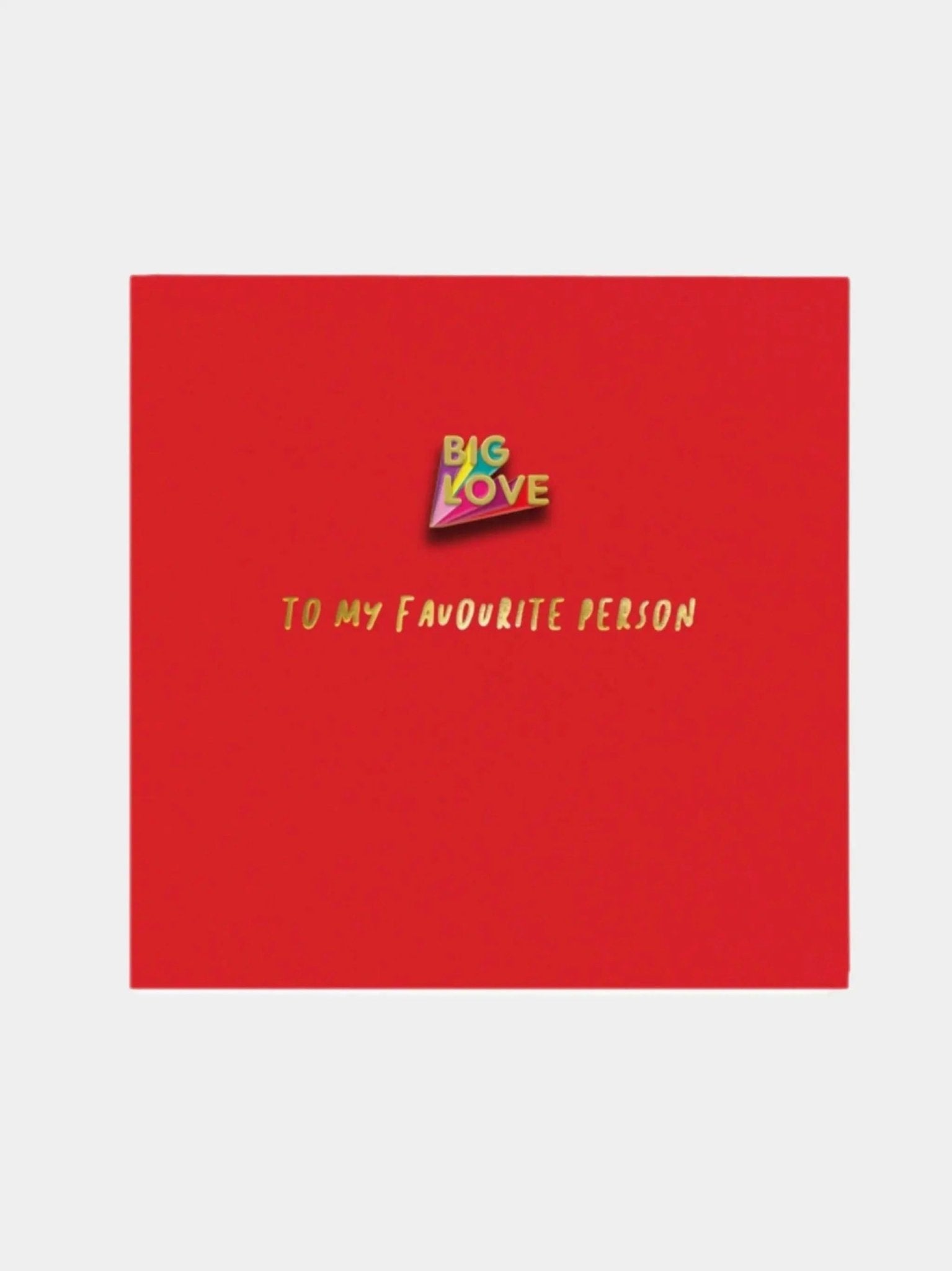 Big Love Pin Card - Prezzi