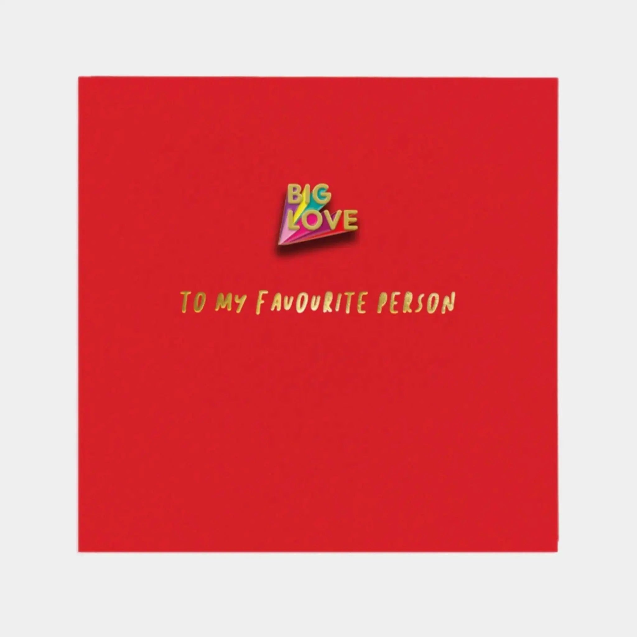 Big Love Pin Card - Prezzi