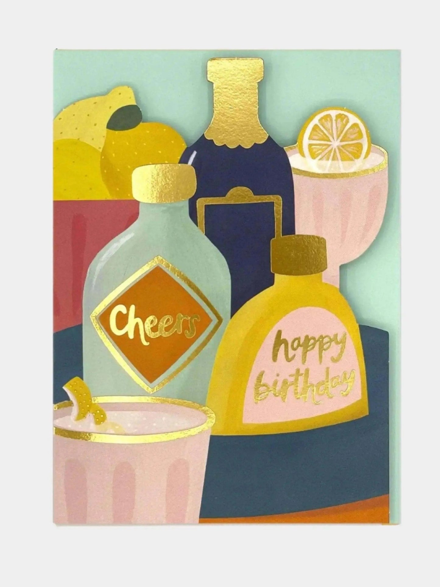 'Cheers, Happy Birthday' Raspberry Blossom