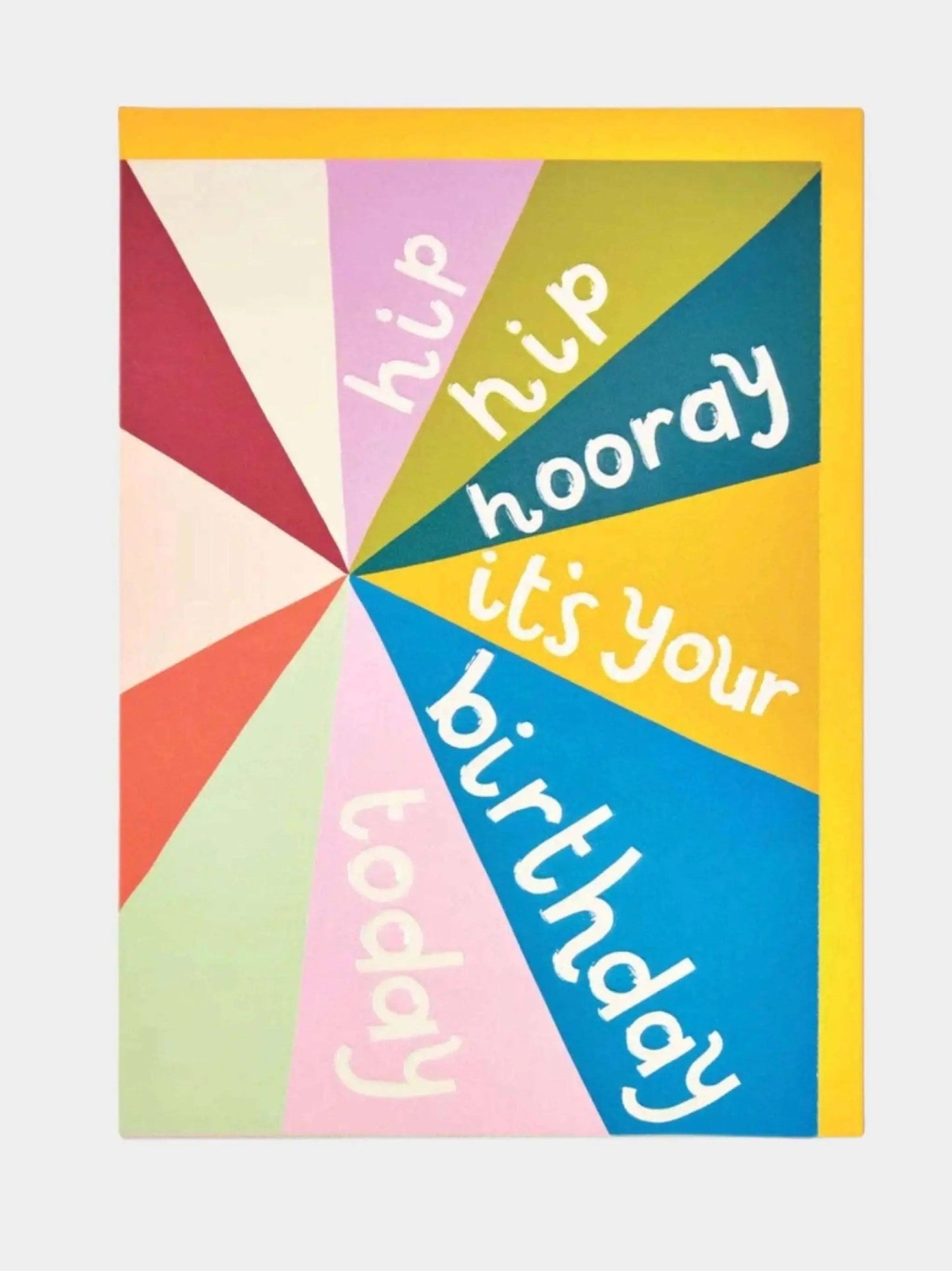 'Hip hip hooray it's your Birthday today' Raspberry Blossom