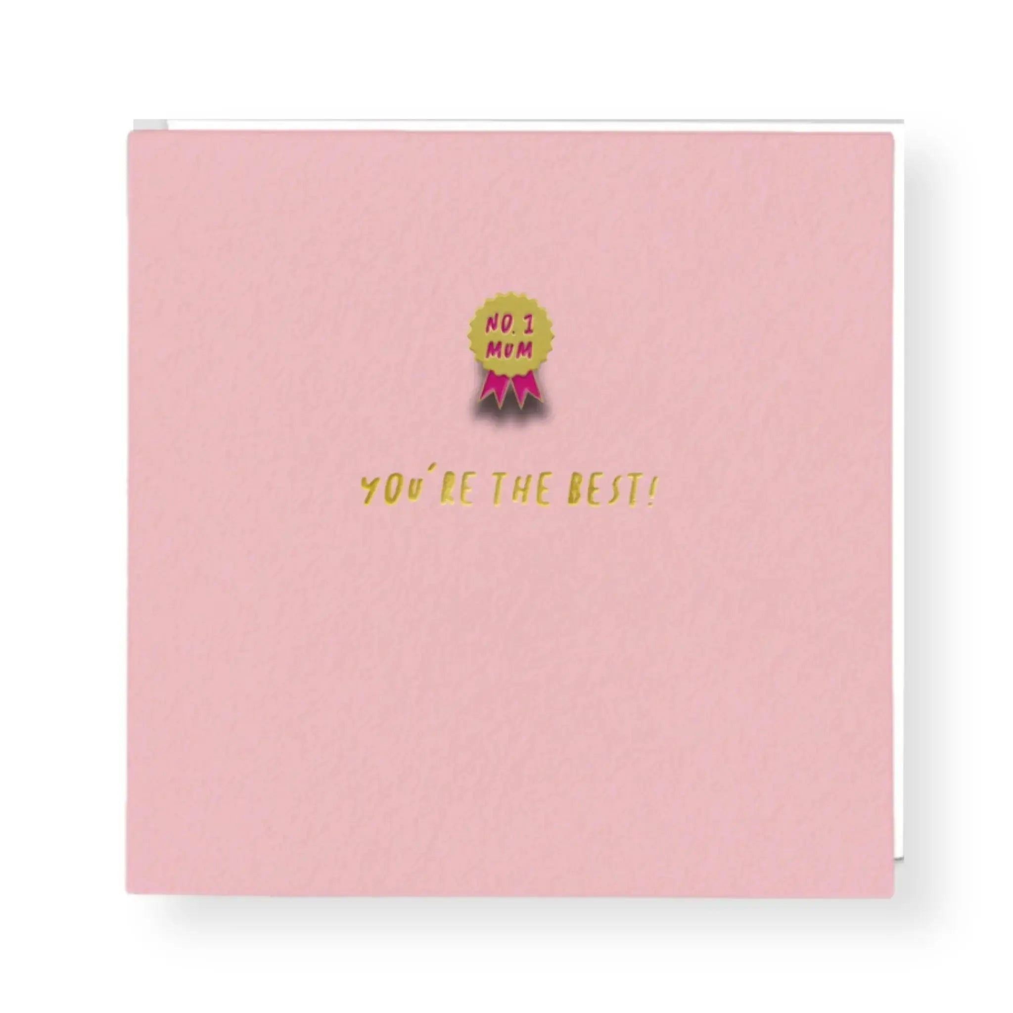 No.1 Mum You're The Best Mother's Day Pin Card - Prezzi