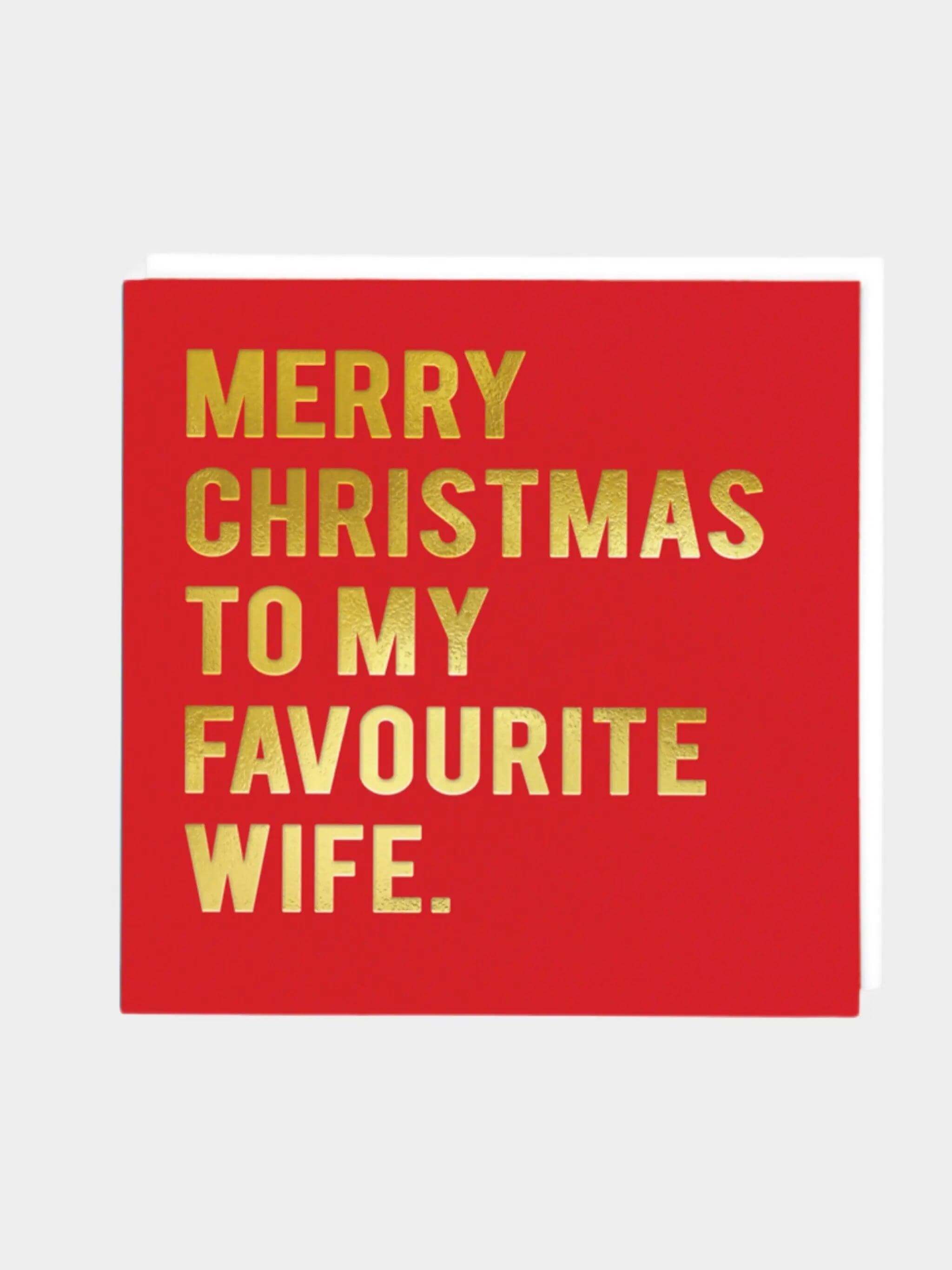 Merry Christmas Favourite Wife - Prezzi