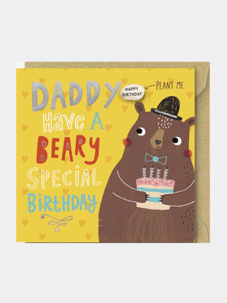 Daddy Birthday Bean Card