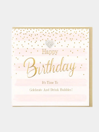 Happy Birthday Diamante Card - Prezzi