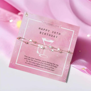 30th Milestone Birthday Bracelet - Prezzi