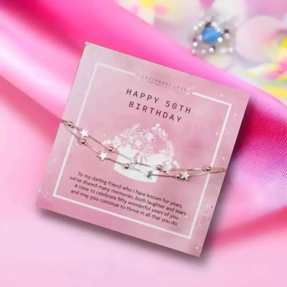50th Birthday Bracelet - Bracelet