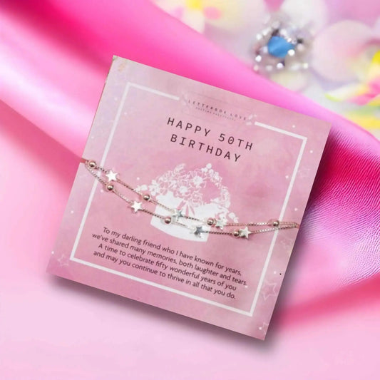 50th Birthday Bracelet - Prezzi