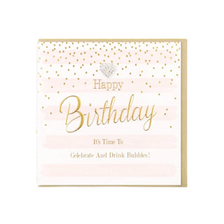 Happy Birthday Diamante Card - Prezzi