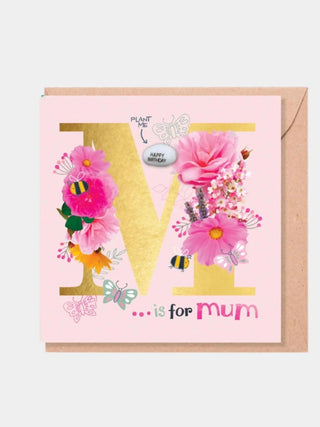 M is for Mum Bean Card - Prezzi