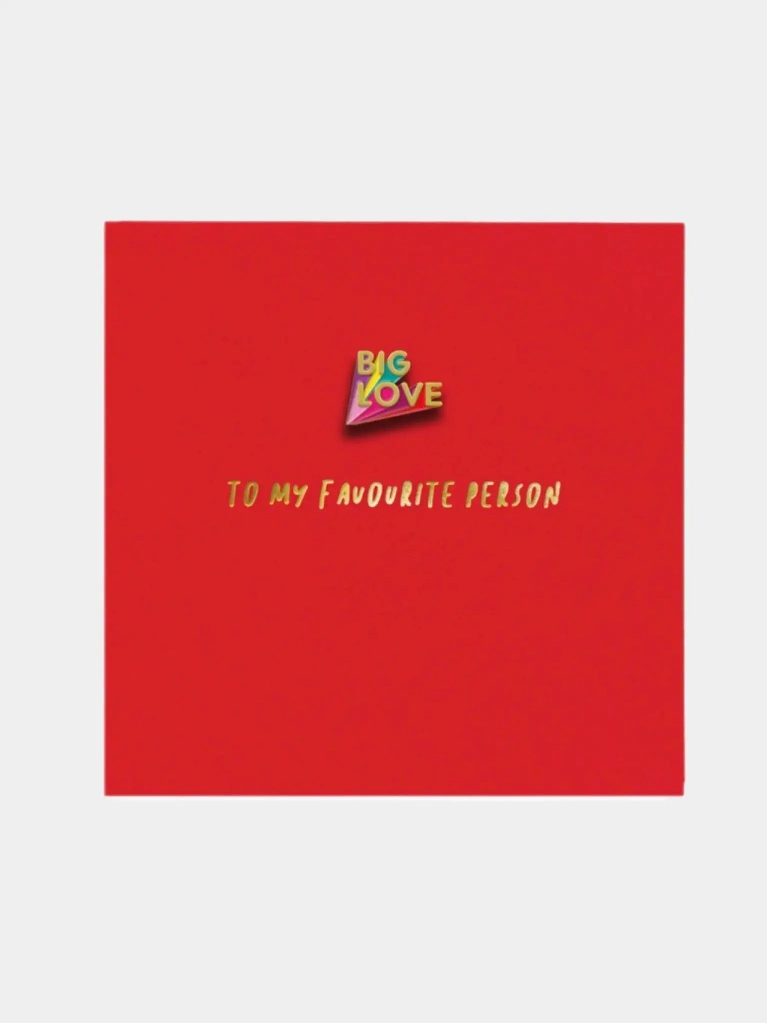 Big Love Pin Card - Prezzi