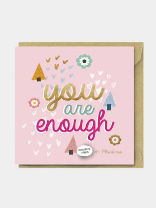 You Are Enough Bean Card - Prezzi