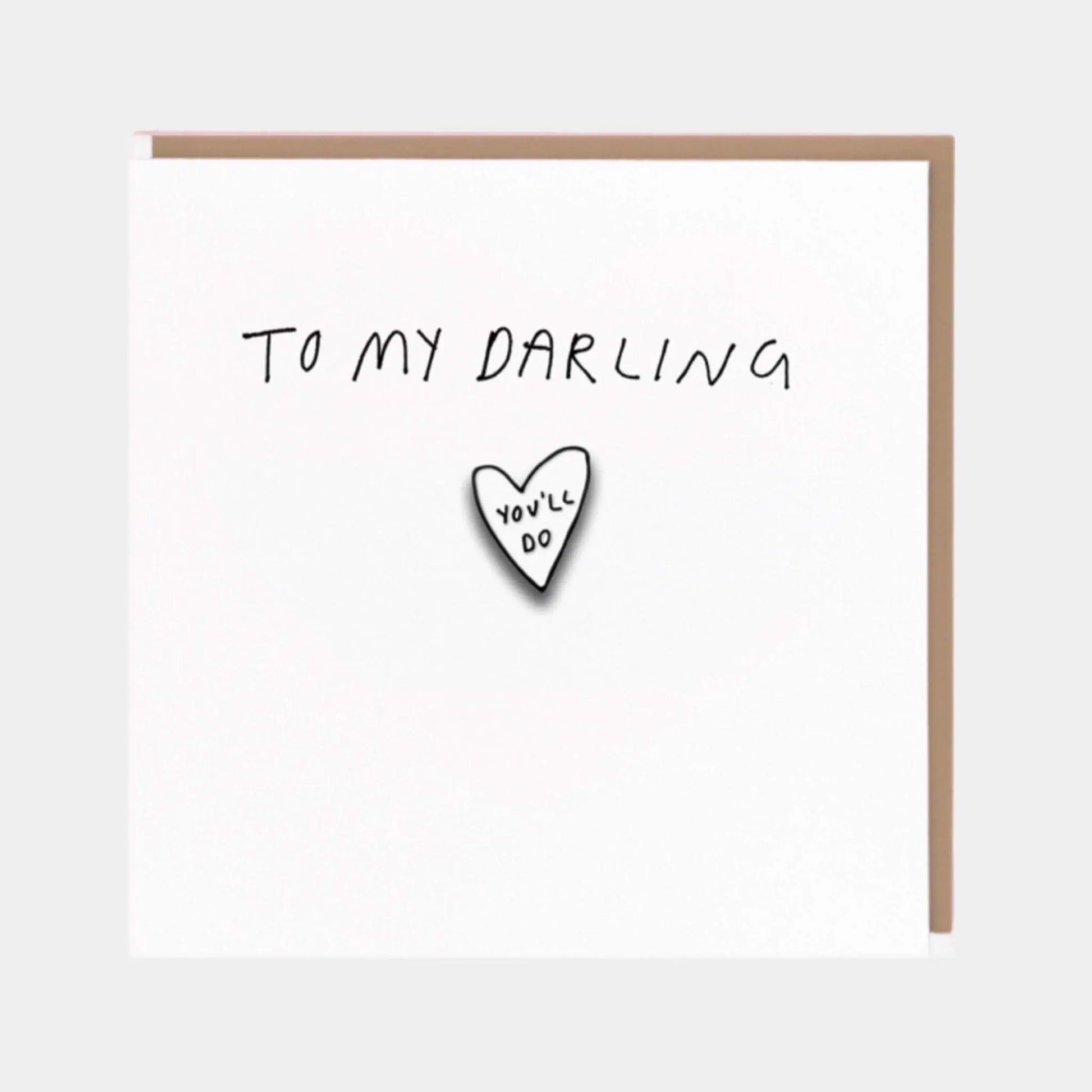 To My Darling Pin Card - Prezzi