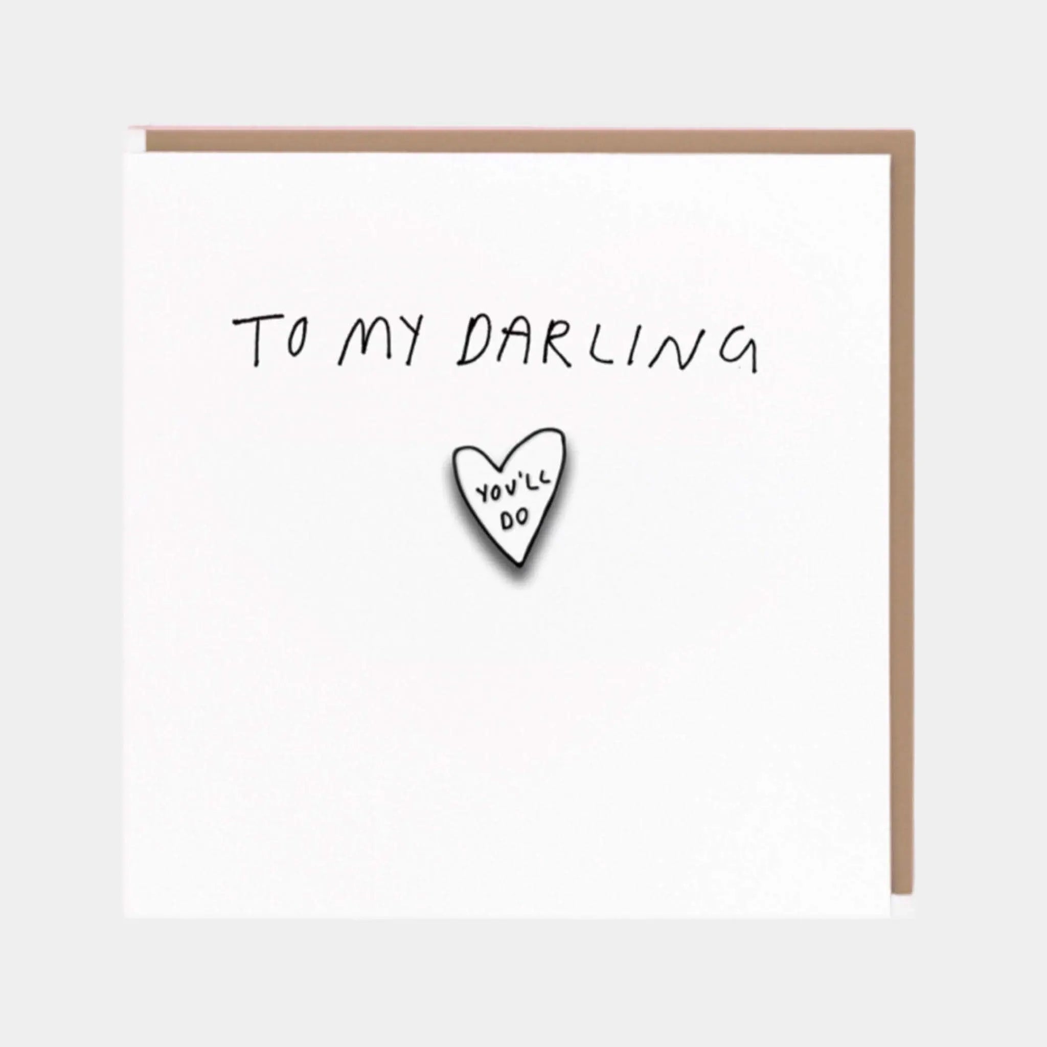 To My Darling Pin Card - Prezzi