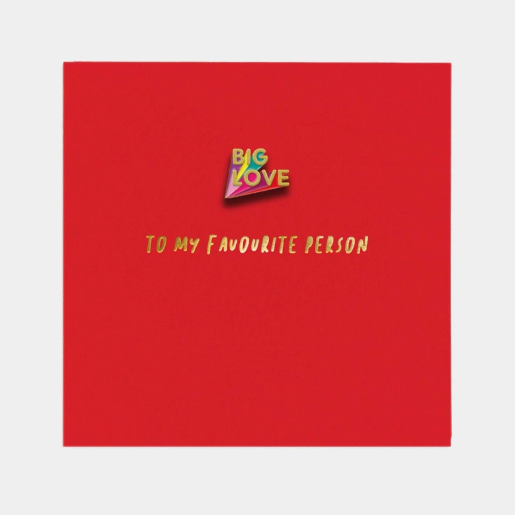 Big Love Pin Card - Prezzi