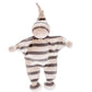 Baby Comforter Grey and White Broad Stripe Organic Cotton Best Years
