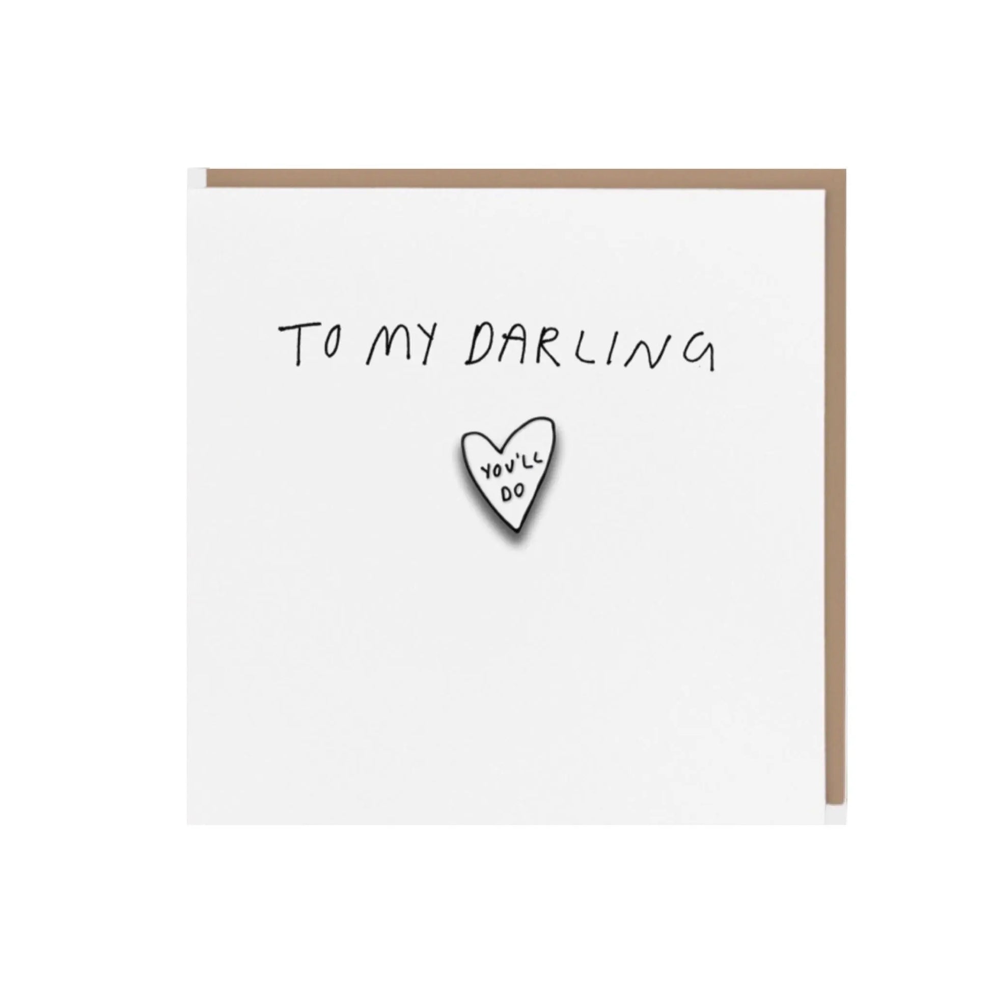 To My Darling Pin Card - Prezzi