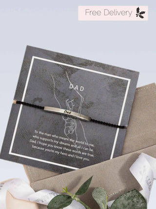 Dad Bracelet by Letterbox Love - Prezzi