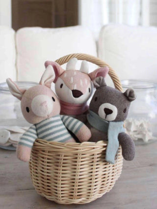 Finbar the Hare Knitted Newborn Toy