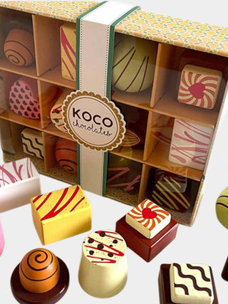 Koco Wooden Chocolates Selection Box - Prezzi