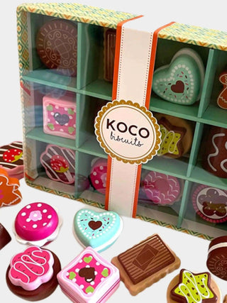 Koco Wooden Cookies Selection Box