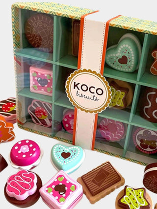 Koco Wooden Cookies Selection Box - Prezzi