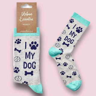 I Love My Dog Socks Urban Eccentric - Prezzi