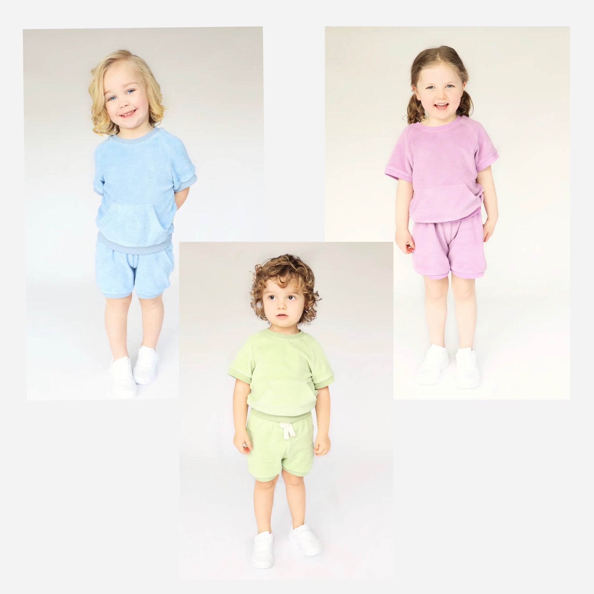 DreamBuy Terry Towelling Fabric Summer Set Dreambuy