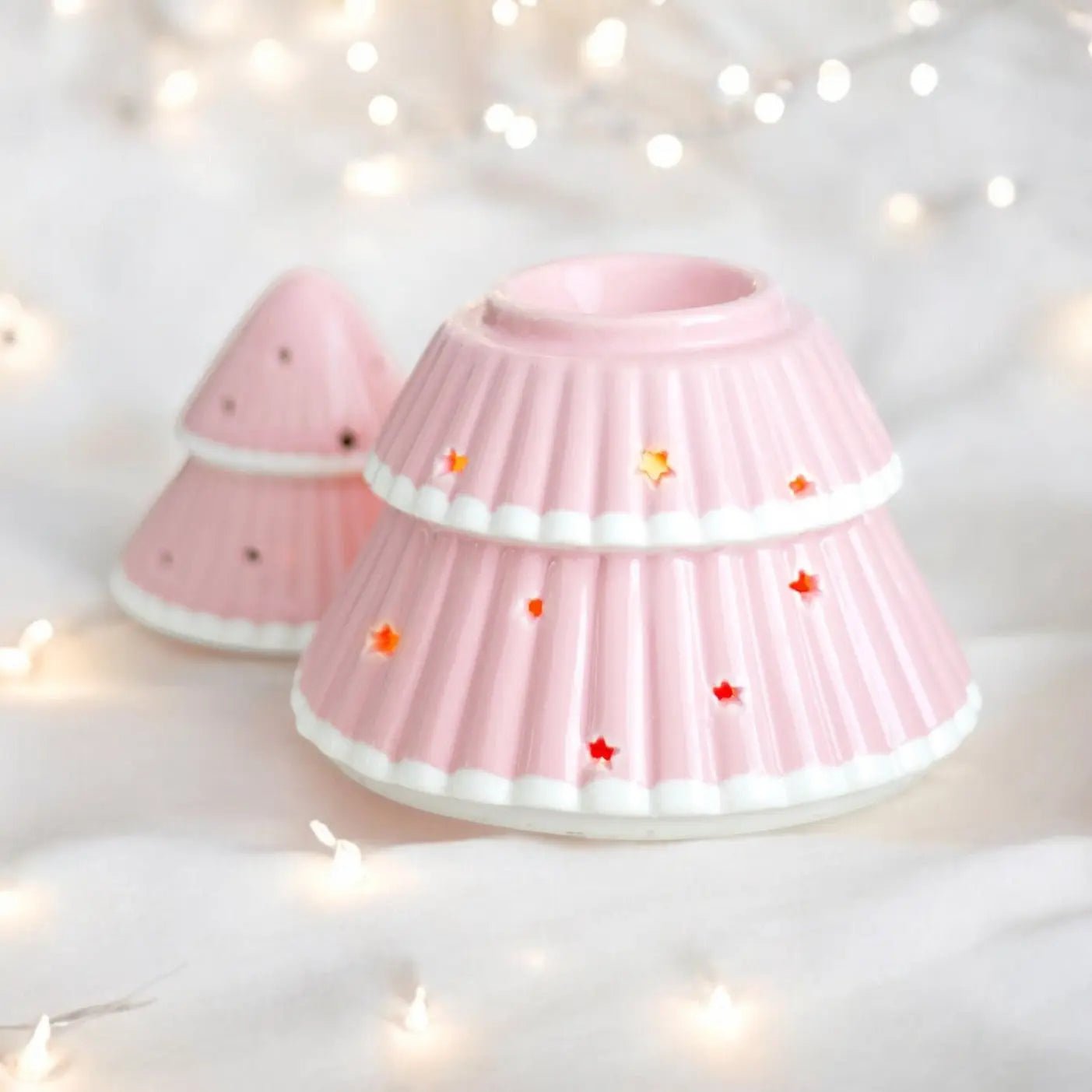 Pink Christmas Tree Wax Burner - Prezzi
