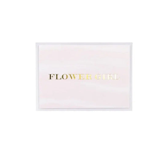 Flower Girl Foiled Card Mileto