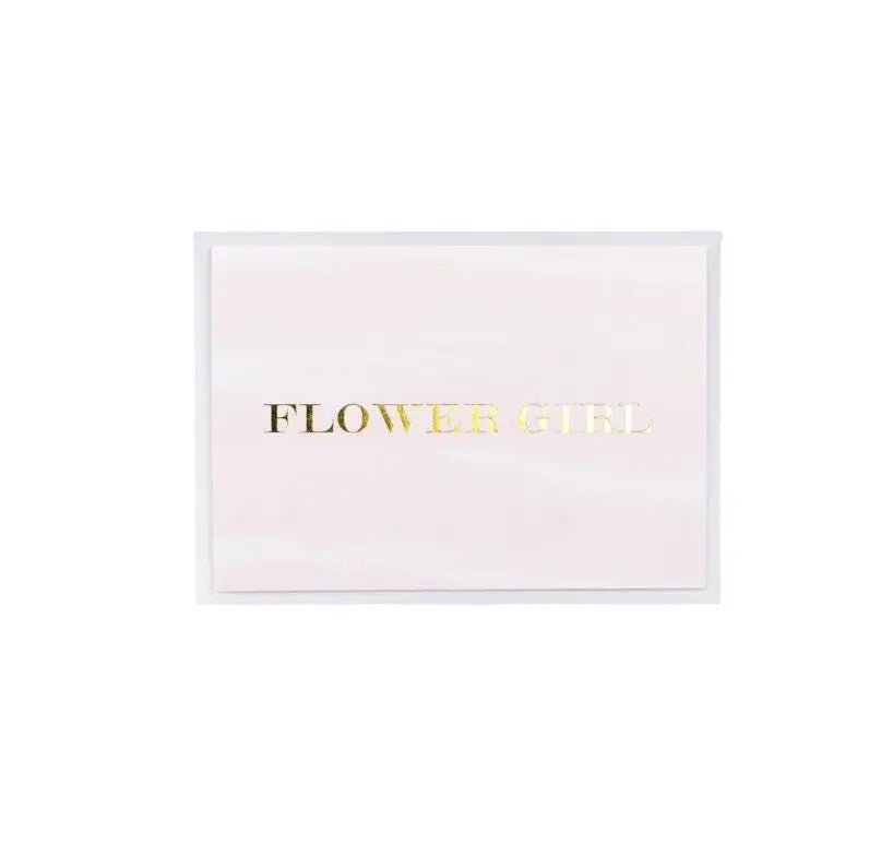 Flower Girl Foiled Card Mileto