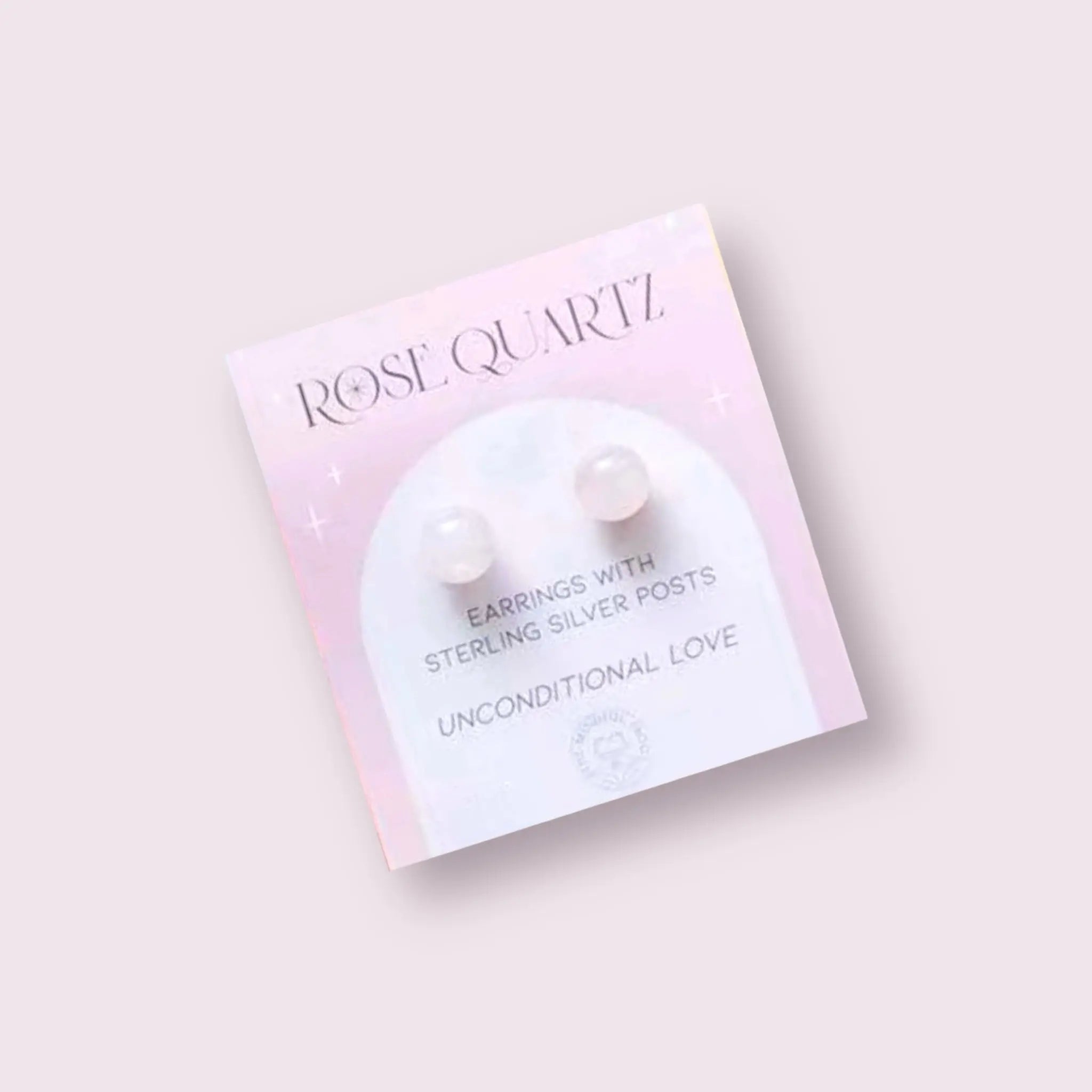 Rose Quartz Crystal Earrings - Prezzi