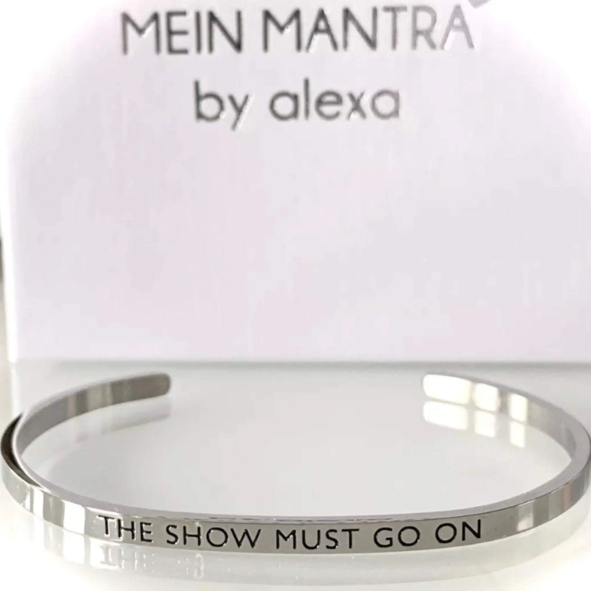 Mein Mantra "The Show Must Go On" Bracelet - Prezzi